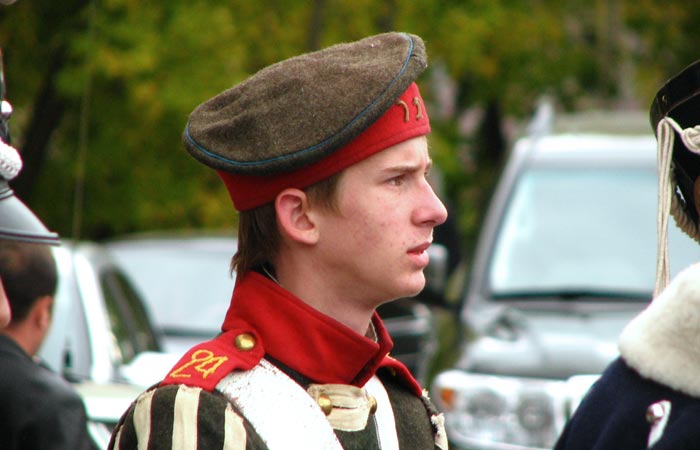 Дмитрий - флейтщик Уфимского пехотного полка. Фото А.Куклина